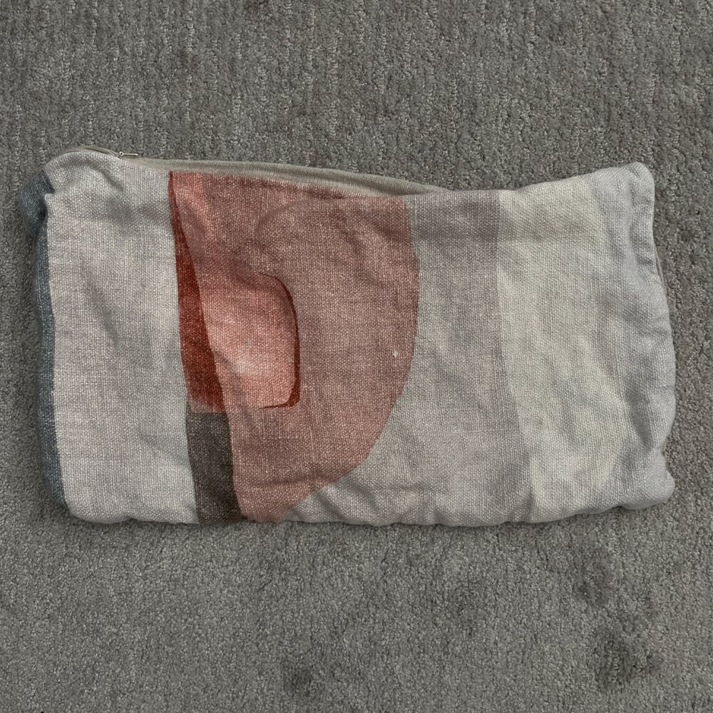 19 x 10 in West Elm 100% Linen Accent Throw Pillow Cover